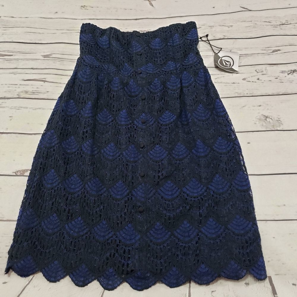 Volcom Dress Size Small Lace Sleeveless Strapless New With Tags